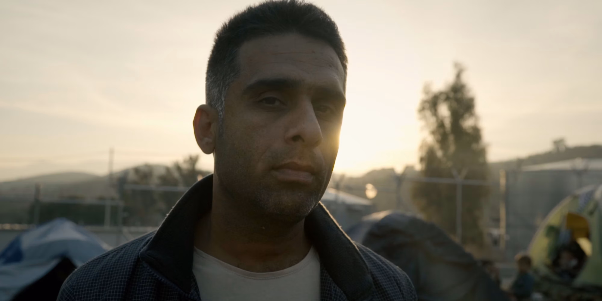 Filmstill aus Kein Land für Niemand: Close-Up von Iraj